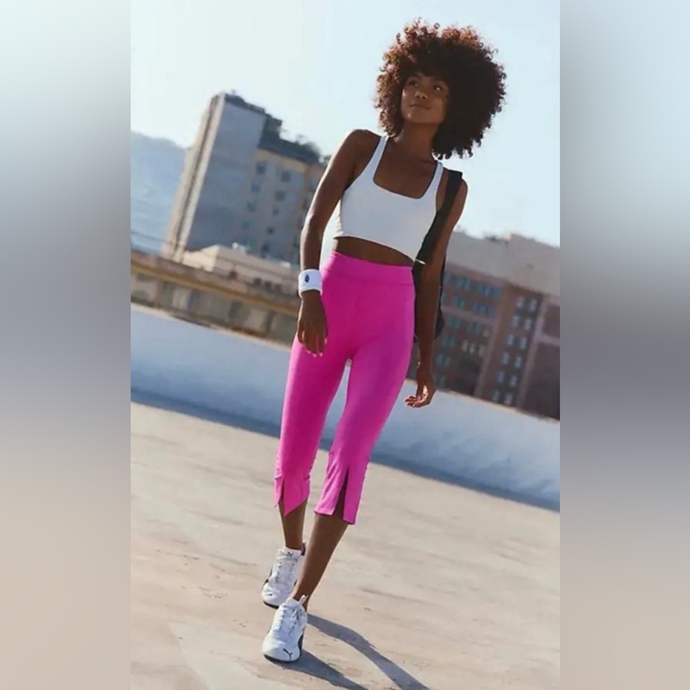 New! Free People Make it Happen Capri/Cropped Leggings High Waisted small